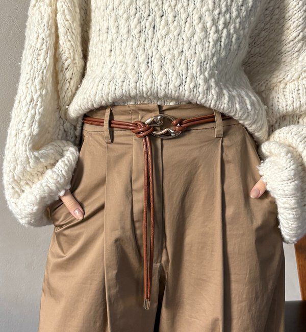  「変形バックルコードベルト」|ベルト|