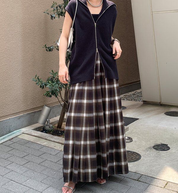  「チェックプリーツスカート」|スカート|