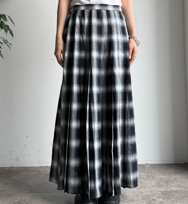  「チェックプリーツスカート」|スカート|