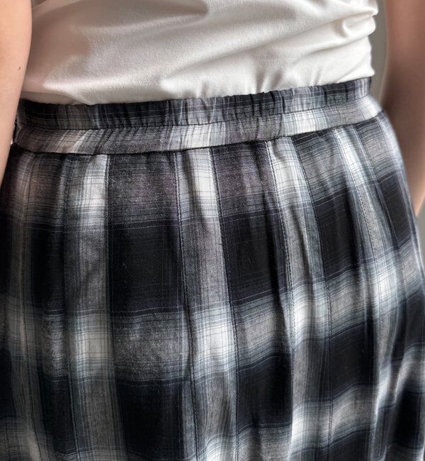 「チェックプリーツスカート」|スカート|