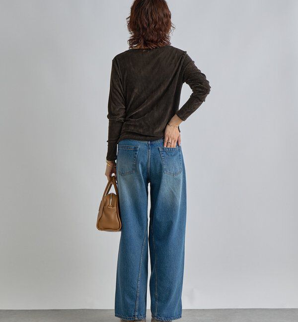  「【シーズンムード高まる】フロッキーチュールロンTee」|Tシャツ・カットソー|