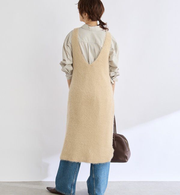  「【華やかな印象に】2wayフェザーワンピース」|ニット・セーター|