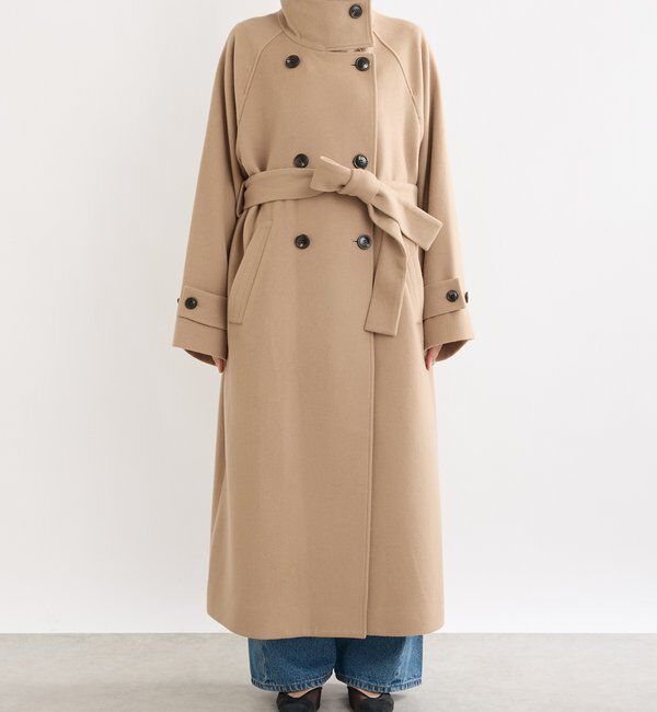 「【着映え】スタンドネックベルテッドコート」|その他|
