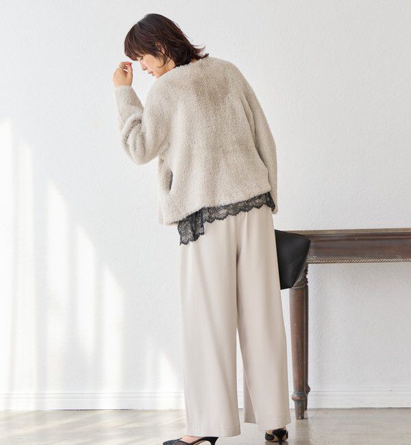  「【新色追加/鮮度抜群】レーストリムキャミソール」|シャツ・ブラウス|