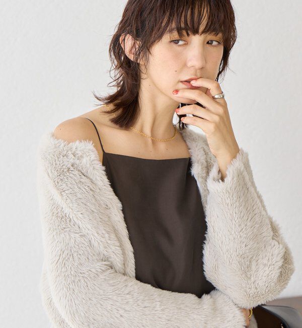  「【新色追加/鮮度抜群】レーストリムキャミソール」|シャツ・ブラウス|