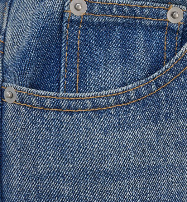  「センタープレスワイドデニム」|デニム|