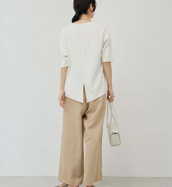  「【CHIHAYAコラボ】スウェードライクタックイージーパンツ」|チノ|