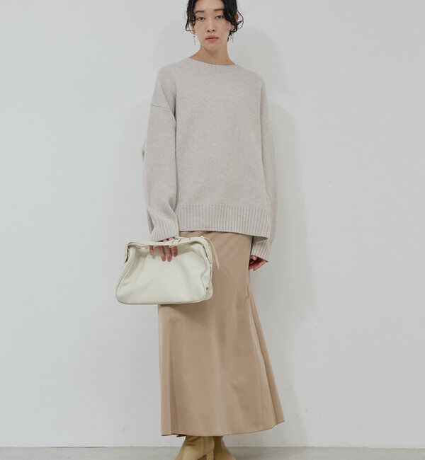  「【手洗い可】ウールクループルオーバー」|ニット・セーター|