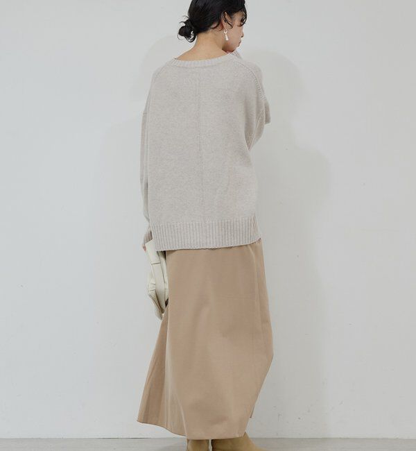  「【手洗い可】ウールクループルオーバー」|ニット・セーター|