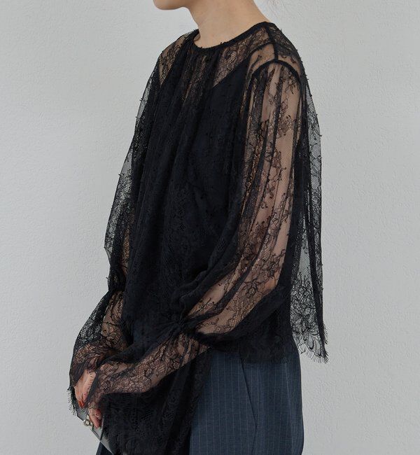  「【25th記念アイテム】レースフレアスリーブブラウス」|シャツ・ブラウス|