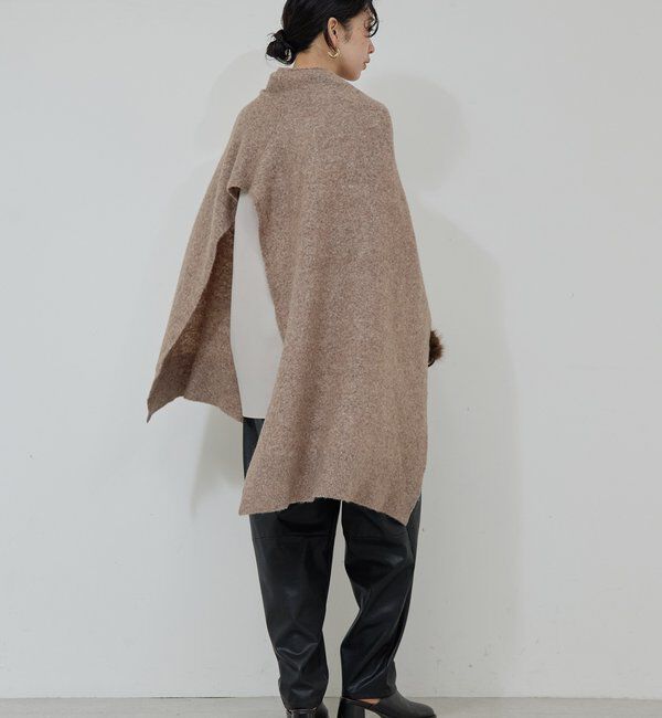  「【25th記念アイテム】 2wayニットポンチョ」|ニット・セーター|