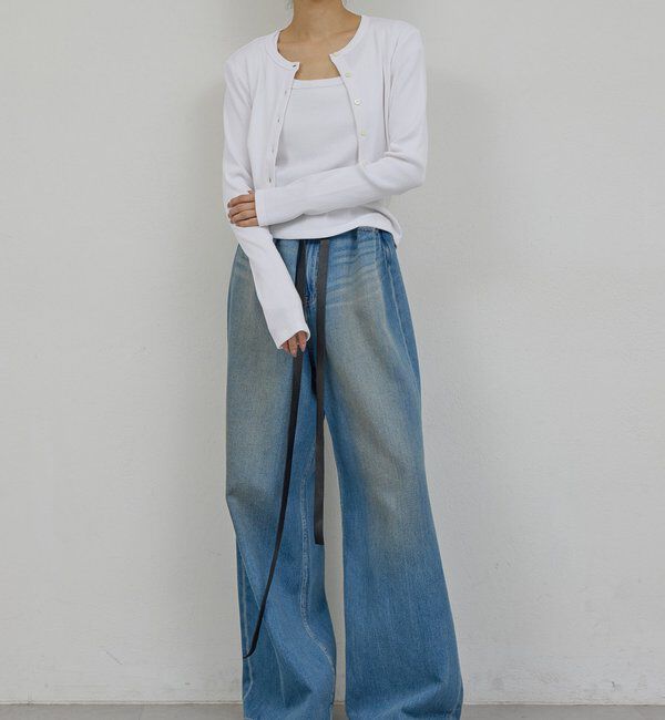  「【PEAS】コットンシルクカーディガン」|Tシャツ・カットソー|