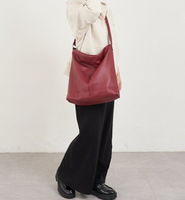  「【セール対象再値げ】［A4サイズ対応・510g］ソフトレザーワンショルダーバッグ」|ショルダー・メッセンジャー|