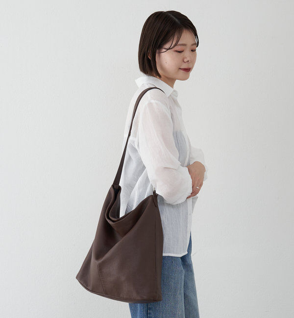  「【セール対象再値げ】［A4サイズ対応・510g］ソフトレザーワンショルダーバッグ」|ショルダー・メッセンジャー|