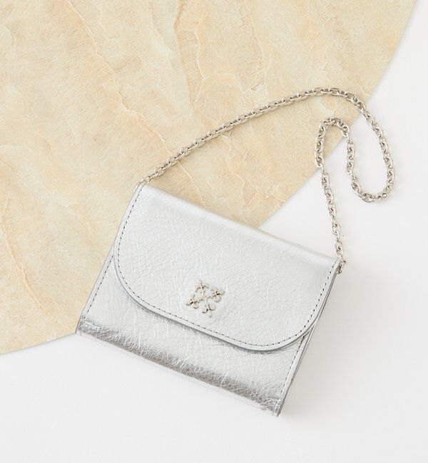  「チェーンミニウォレット」|財布|シルバー