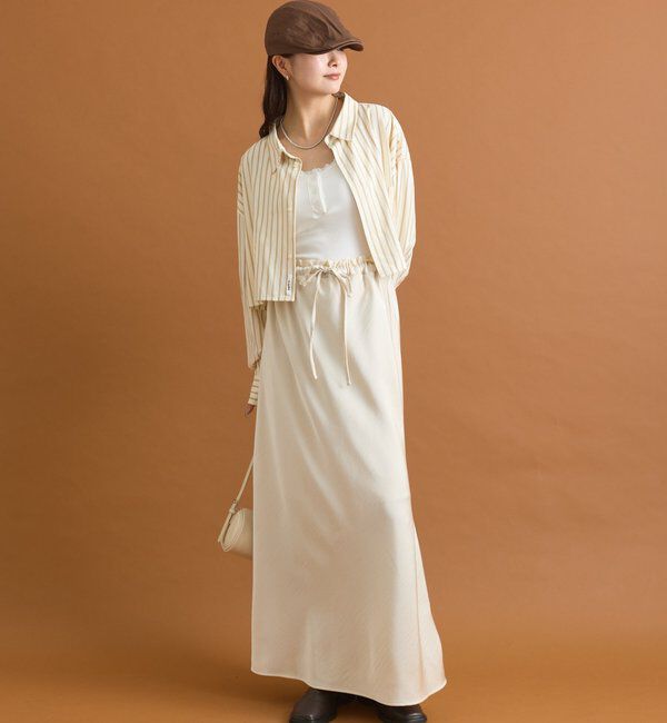  「サテンマーメイドスカート」|スカート|