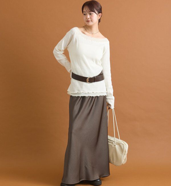  「サテンマーメイドスカート」|スカート|