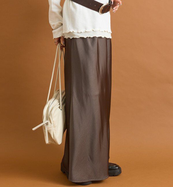  「サテンマーメイドスカート」|スカート|