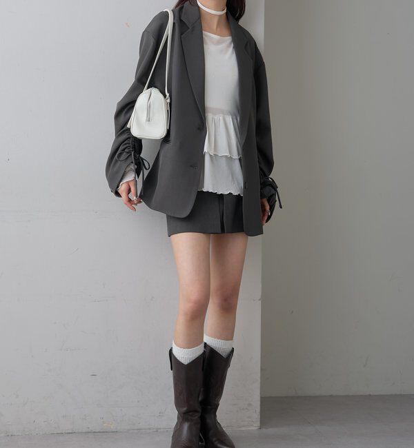  「ドットティアードプルオーバー」|Tシャツ・カットソー|