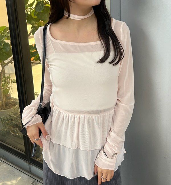  「ドットティアードプルオーバー」|Tシャツ・カットソー|