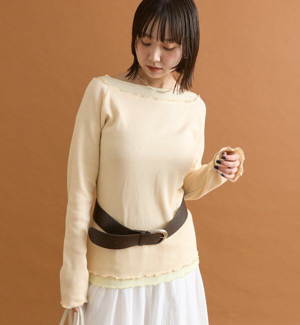  「シアーレイヤードロンT」|Tシャツ・カットソー|