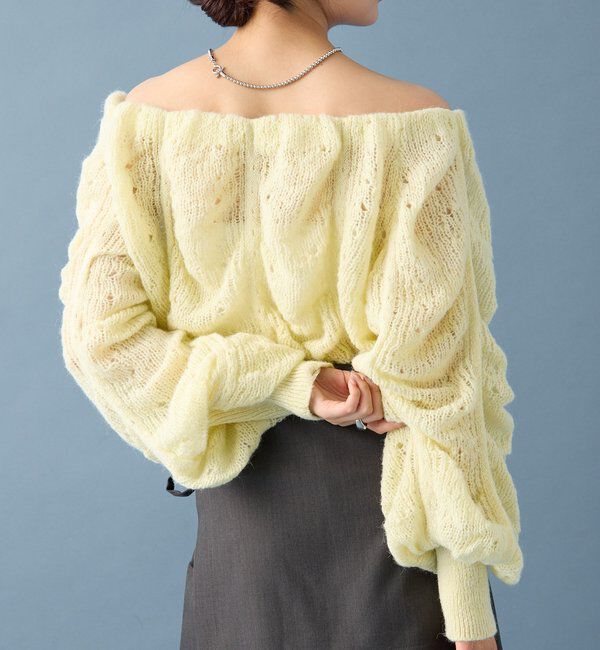  「ウェーブシアーホイップニット」|ニット・セーター|