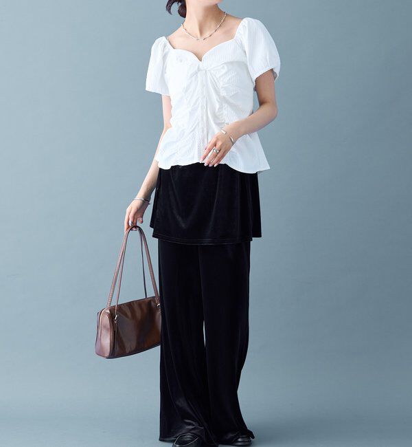  「パフビスチェ ブラウス」|シャツ・ブラウス|