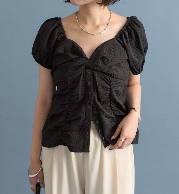  「パフビスチェ ブラウス」|シャツ・ブラウス|