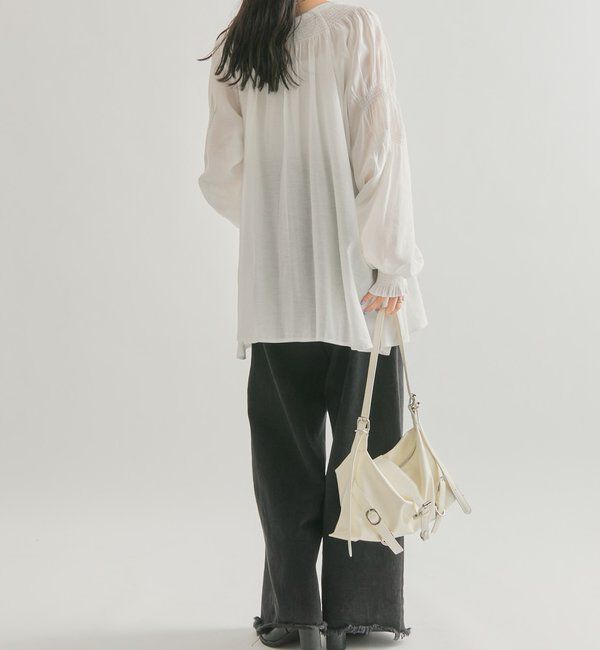  「ボウタイスキッパーブラウス」|シャツ・ブラウス|