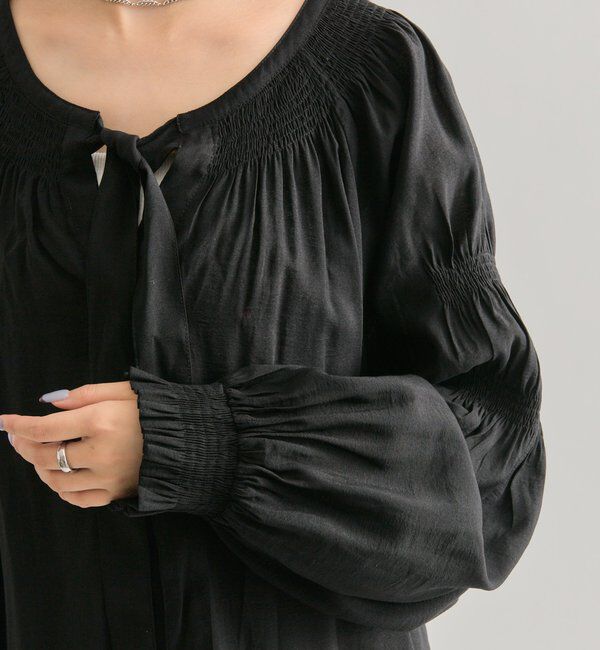  「ボウタイスキッパーブラウス」|シャツ・ブラウス|