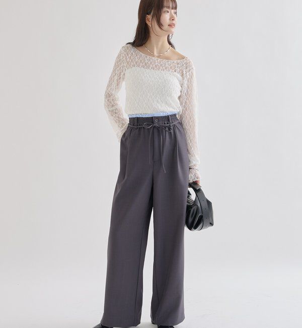  「Wベルトパンツ」|チノ|