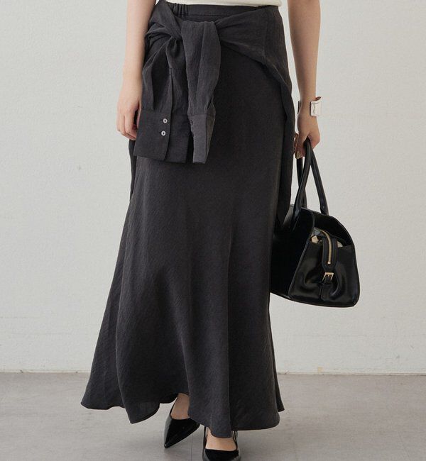  「とろみフレアスカート」|スカート|