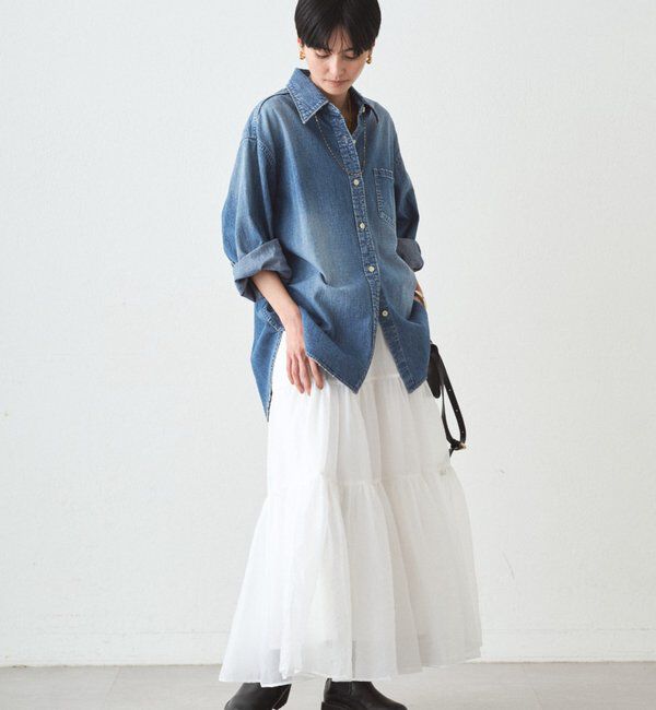  「【JAPAN MADE】BASICデニムシャツ」|シャツ・ブラウス|