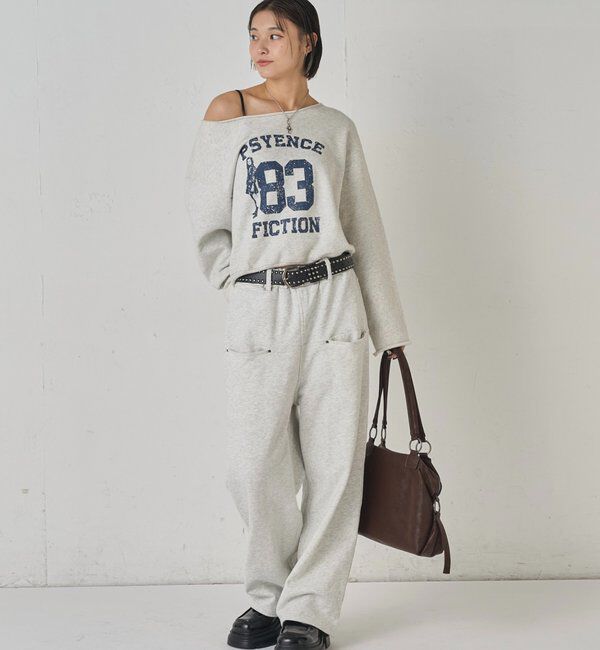  「ELLIOTT NUMBERIHG ONE-SHOULDERSWEATSHIRT」|Tシャツ・カットソー|