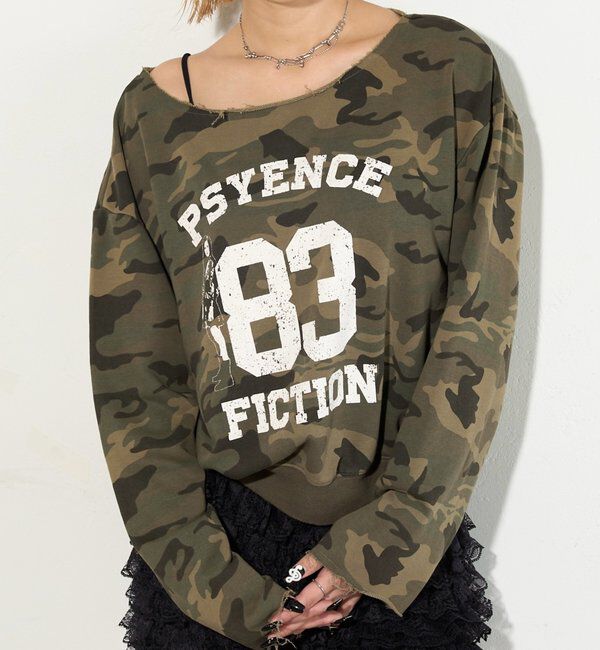  「ELLIOTT NUMBERIHG ONE-SHOULDERSWEATSHIRT」|Tシャツ・カットソー|