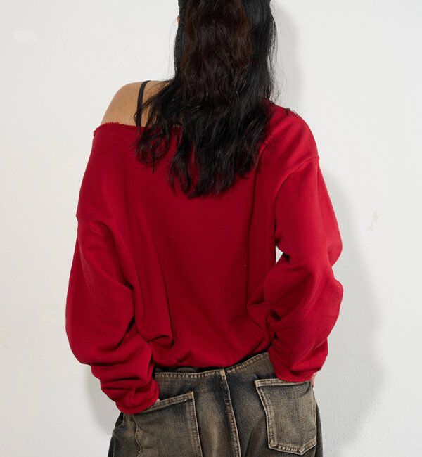  「ELLIOTT NUMBERIHG ONE-SHOULDERSWEATSHIRT」|Tシャツ・カットソー|