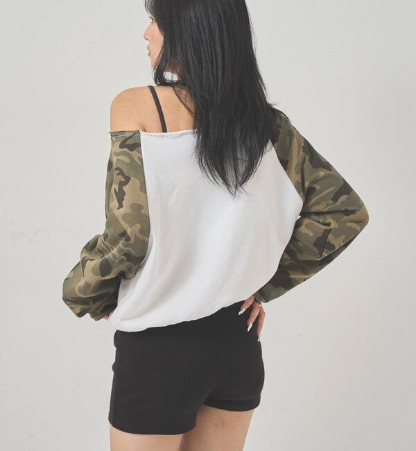  「ELLIOTT NUMBERIHG ONE-SHOULDERSWEATSHIRT」|Tシャツ・カットソー|