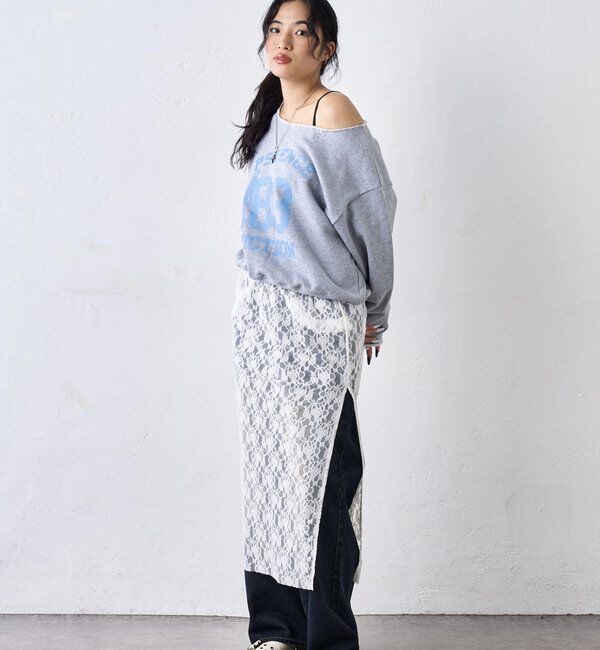  「ELLIOTT NUMBERIHG ONE-SHOULDERSWEATSHIRT」|Tシャツ・カットソー|