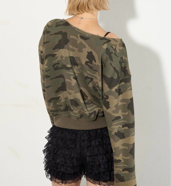  「ELLIOTT NUMBERIHG ONE-SHOULDERSWEATSHIRT」|Tシャツ・カットソー|