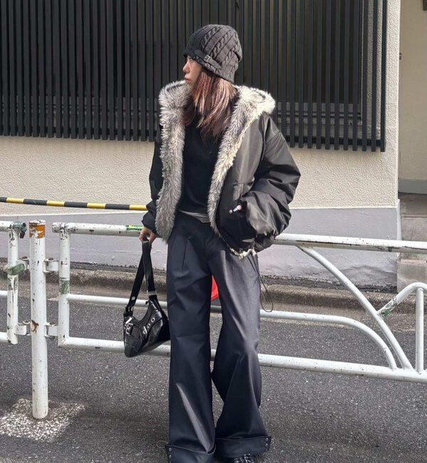  「【お気に入りNO.1】2WAY REVERSIBLE FUR BLOUSON 」|ブルゾン・スタジャン|
