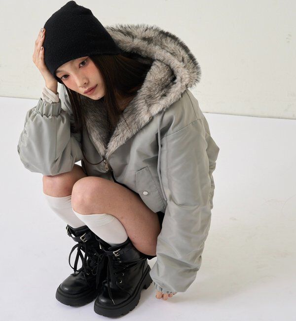  「【お気に入りNO.1】2WAY REVERSIBLE FUR BLOUSON 」|ブルゾン・スタジャン|