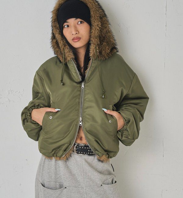  「【お気に入りNO.1】2WAY REVERSIBLE FUR BLOUSON 」|ブルゾン・スタジャン|