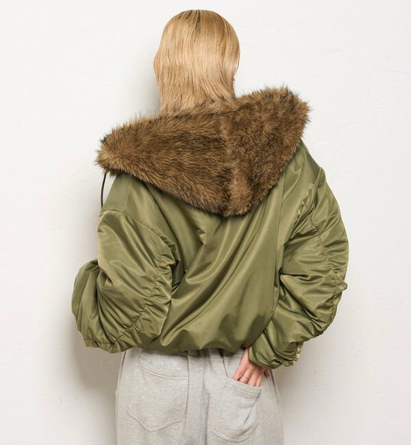  「【お気に入りNO.1】2WAY REVERSIBLE FUR BLOUSON 」|ブルゾン・スタジャン|