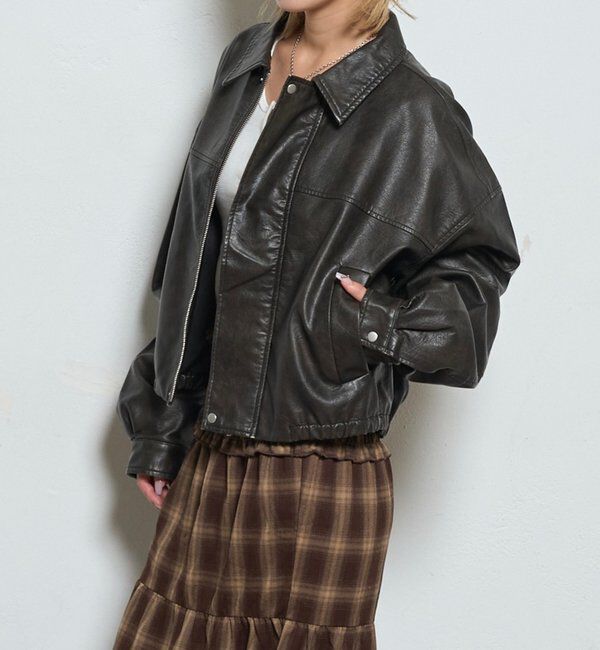  「VINTAGE-LIKE SOUTIEN COLLAR BLOUSON」|ブルゾン・スタジャン|