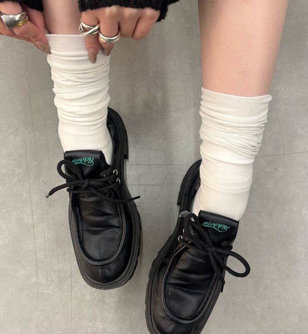  「【SLOPPY】COLOR-BLOCKED PLATFORM LOAFERS」|その他|