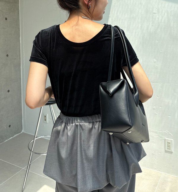  「【前後2WAY】シアーベロアTシャツ」|Tシャツ・カットソー|