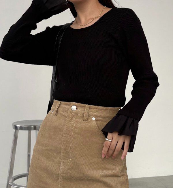  「フレアカフスニット」|ニット・セーター|