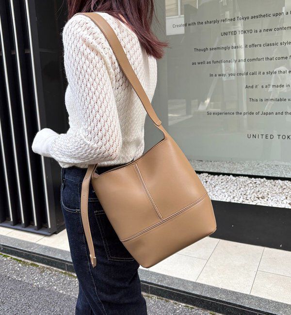  「バケットミドルショルダーバッグ」|トートバッグ|