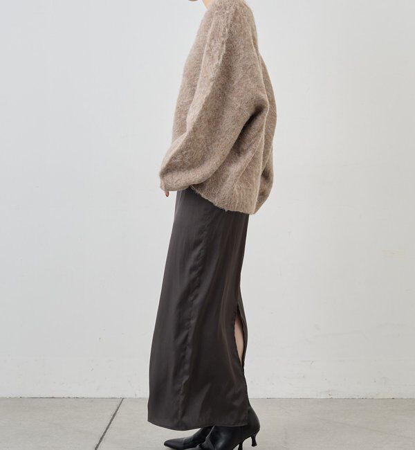  「【4色展開】【着映えニット】シャギーＶネックプルオーバー」|ニット・セーター|