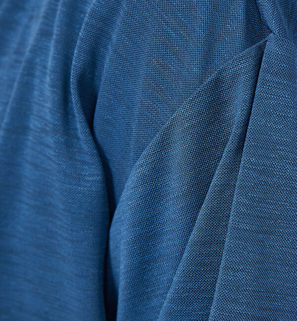 ABAHOUSE「【定番/シアー素材】ストレッチ カノコ ワンボタン カーディガン」|カーディガン|